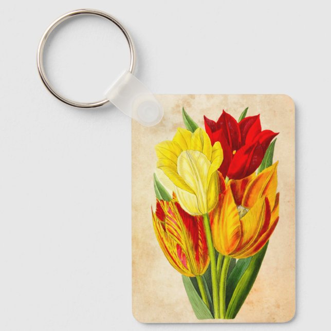 Spring Tulips Key Ring (Front)