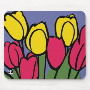 Spring Tulips Mouse Pad