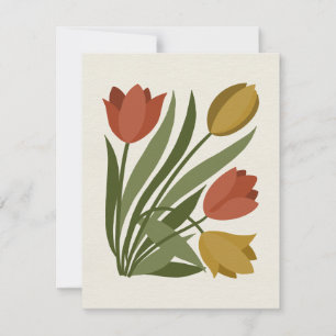 Spring Tulips Notecard
