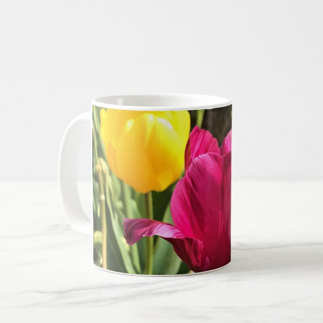 Spring Tulips, Oregon Coffee Mug (Front Left)