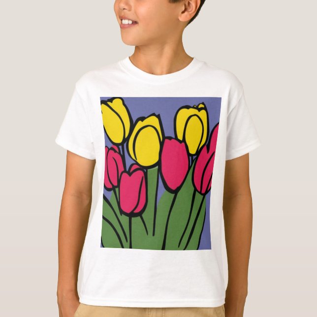 Spring Tulips T-Shirt (Front)