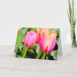 SPRING TULIPS THANK YOU CARD