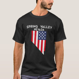Spring Valley Nevada USA State America Travel Neva T-Shirt