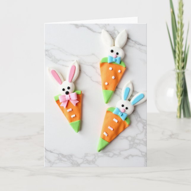 Spring Veggie Friends Card (Front)