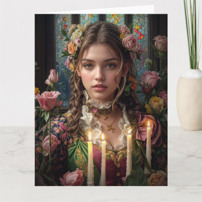 Spring Victorian Goth 2025 Design 7 Card (Front)