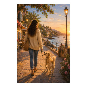 Spring Walk with My Best Friend Photo Print