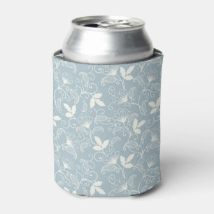 Spring Watercolor Botanical Blooming Seamless Can Cooler
