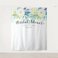Spring Watercolor Floral Bridal Shower Photobooth 
