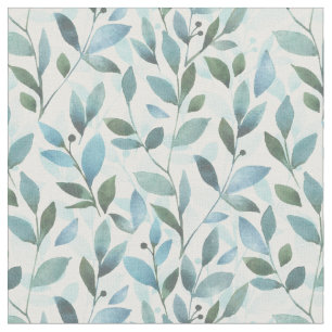 Spring. Watercolor floral pattern Fabric