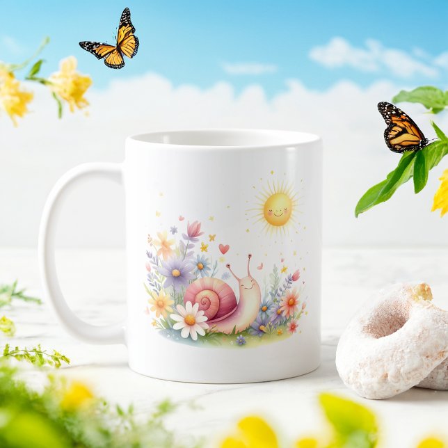 Spring Watercolor Snail - Kid Mug (Creator Uploaded)