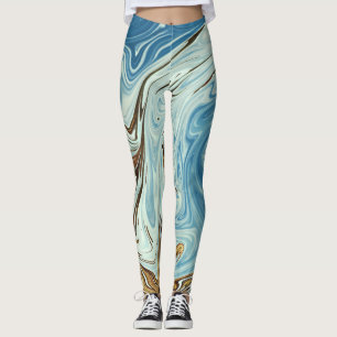 Spring Waves   Best colourful painting Leggings