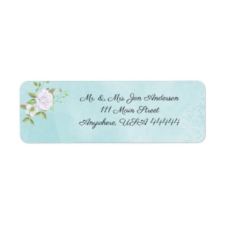 Spring Wedding Address Label