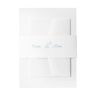 Spring Whimsy Belly Band Invitation Belly Band