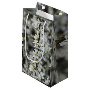 Spring,White Blossoms Photo Custom Gift Bag