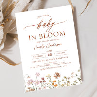 Spring Wildflower Baby in Bloom Baby Shower