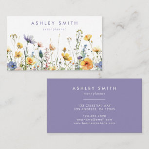 Spring Wildflower Business Card