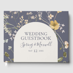 Spring Wildflower   Dusty Purple Wedding Guest Boo Book