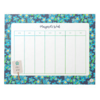 Spring Wildflower Forget Me Not Week at a Glance