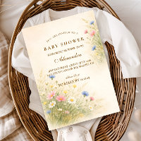 Spring Wildflower Meadow Baby Shower
