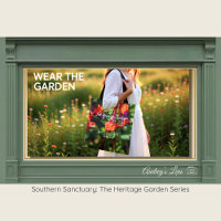 Spring Wildflower Meadow Floral Cotton Tote