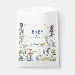 Spring Wildflowers Baby in Bloom Baby Shower Favour Bags