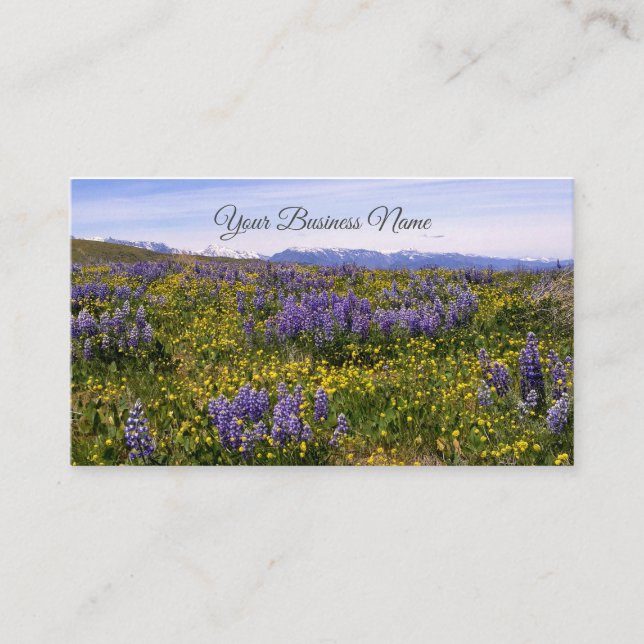 Spring Wildflowers Business Card (Front)