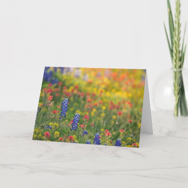 Spring Wildflowers Card (Front)