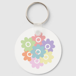 Spring Wildflowers Key Ring