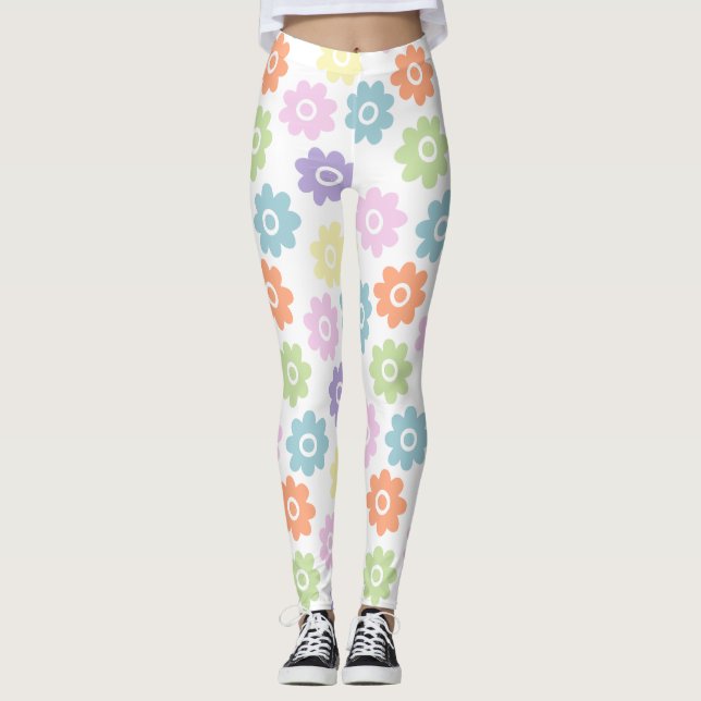 Spring Wildflowers Leggings (Front)