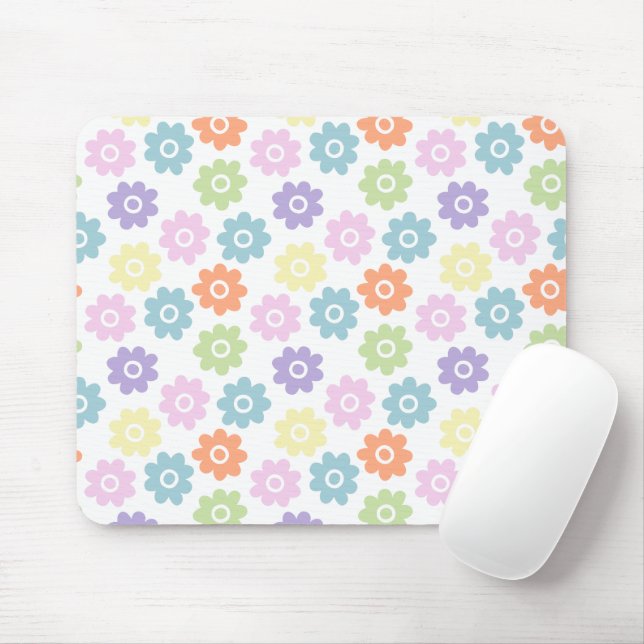 Spring Wildflowers Mouse Pad (With Mouse)