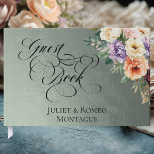 Spring Wildflowers - Sage Guest Book