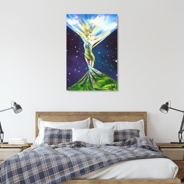 Spring Woman Canvas Print (Insitu(Bedroom))