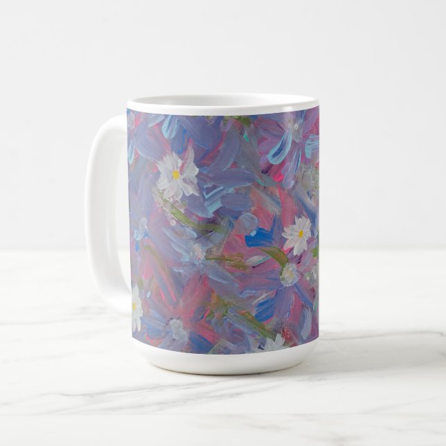 Spring Wonderland Floral Coffee Mug (Front Left)