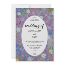Spring Wonderland Floral Wedding Invitation