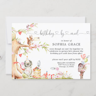 Spring Woodland   Birthday by Mail Invitation