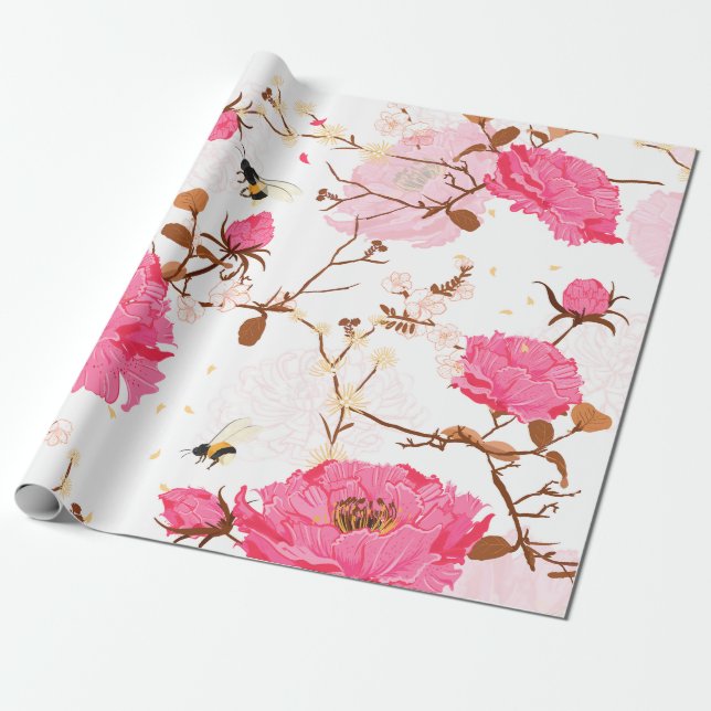 spring wrapping paper (Unrolled)