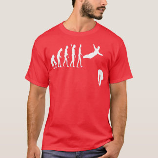 Springboard Diver Evolution Dive Platform Diving  T-Shirt