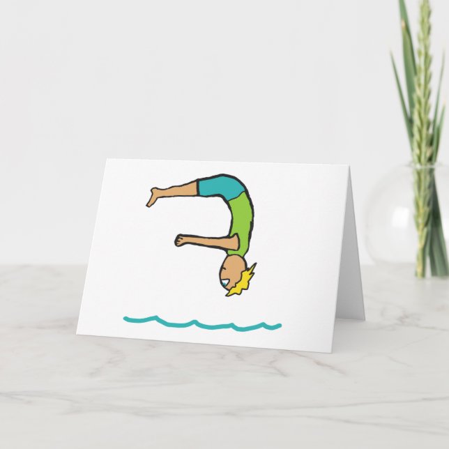 Springboard Diving Card (Front)