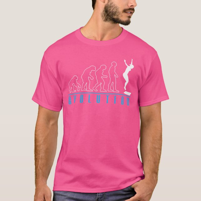 Springboard Diving Evolution T-Shirt (Front)