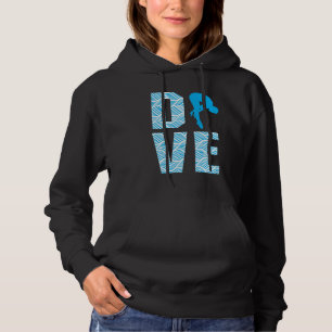 Springboard Diving Gift Diver Platform Springboard Hoodie