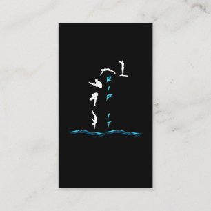 Springboard Diving Jump Platform Sport Business Card