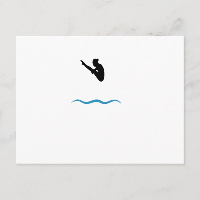 Springboard Diving Postcard (Front)