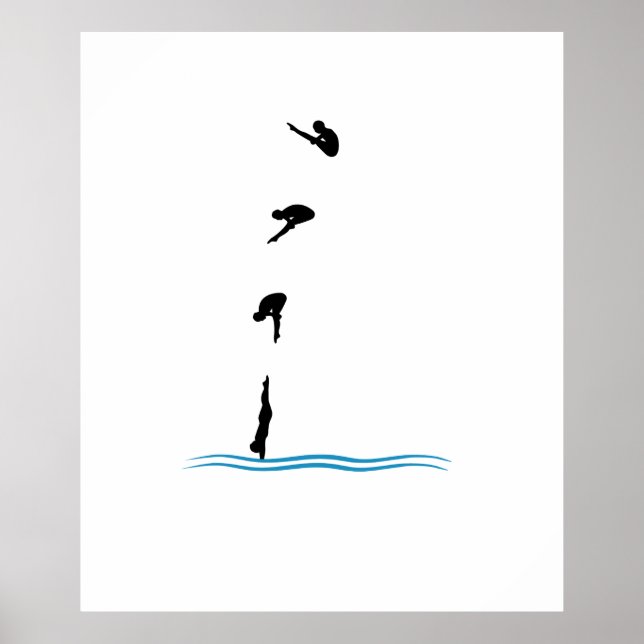 SPRINGBOARD DIVING POSTER (Front)