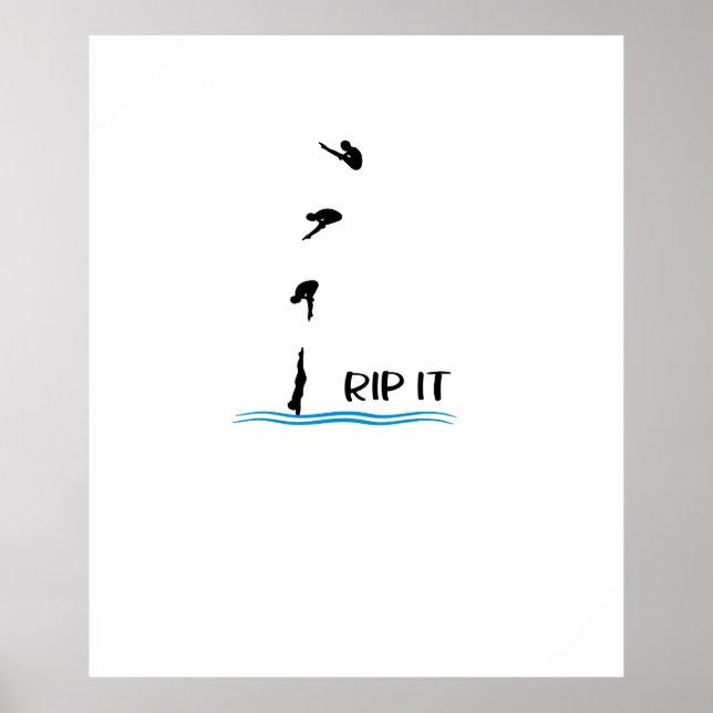 Springboard Diving Poster (Front)