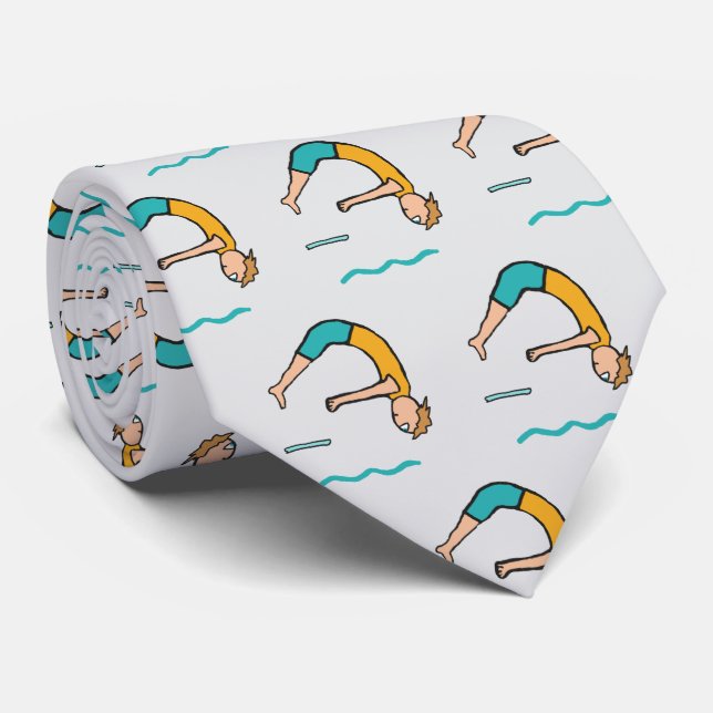 Springboard Diving Tie (Rolled)