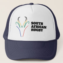 Springbok Face South  Africa Flag Colors