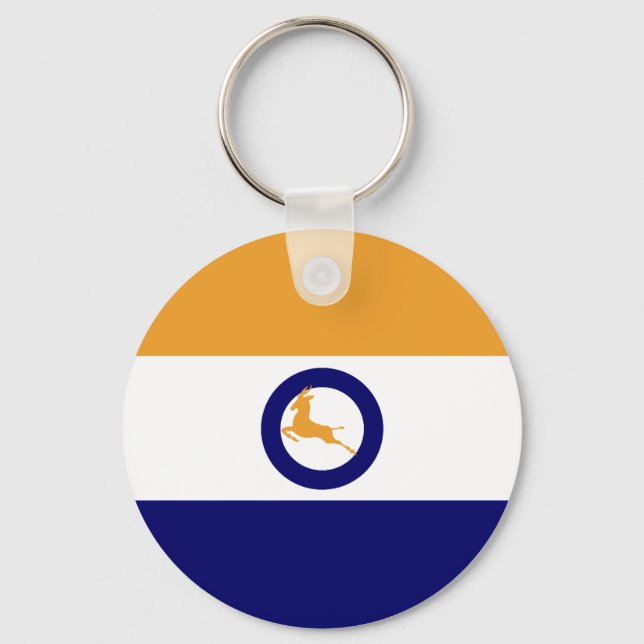 Springbok Flag Key Ring (Front)