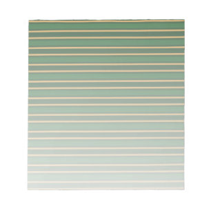 Springbok green and gold candy stripes notepad