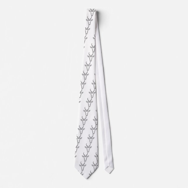 Springbok head tie (Front)