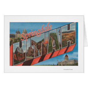 Springdale, Utah - Large Letter Scenes